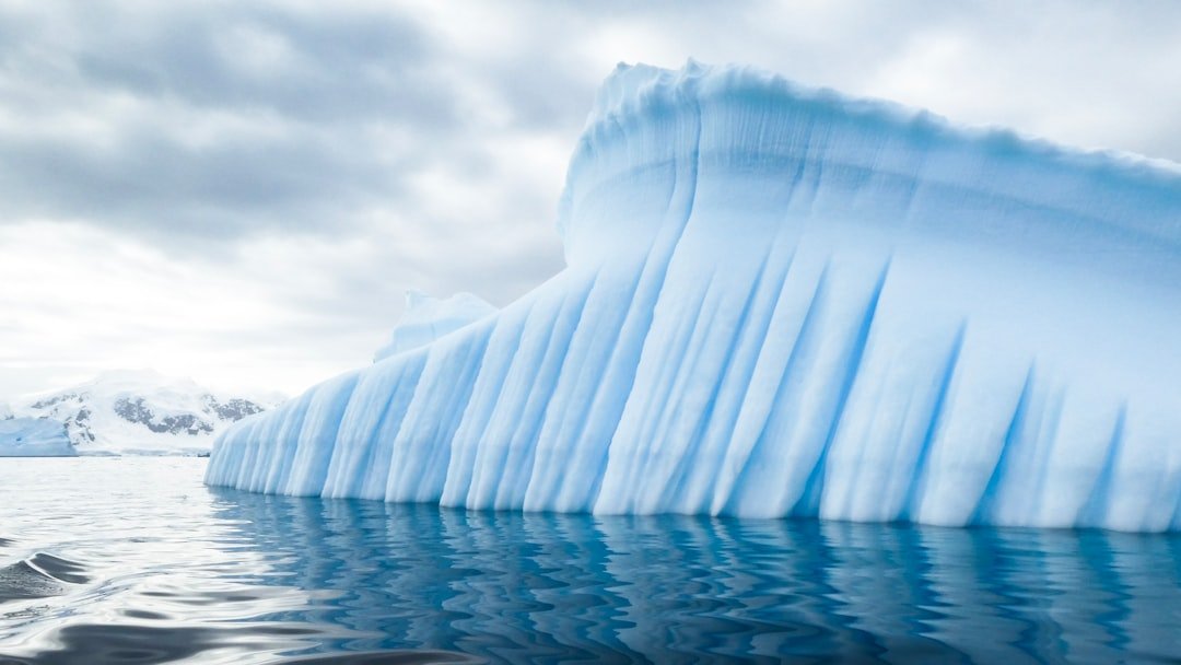 Photo Melting glacier