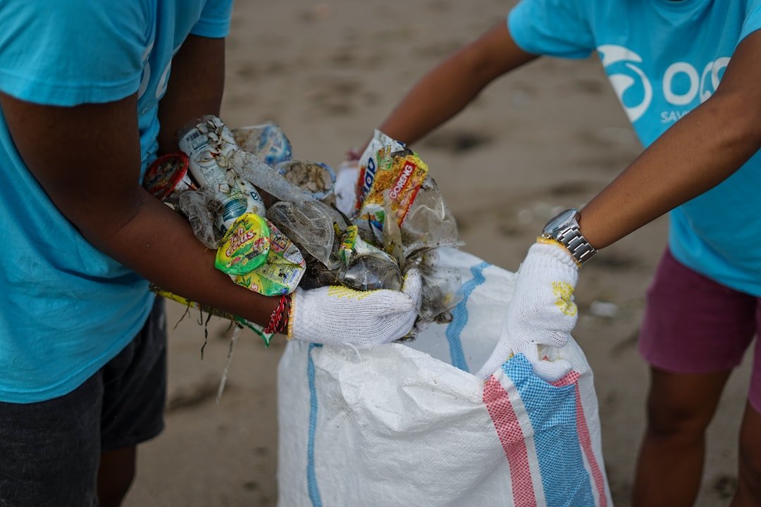 Photo Plastic pollution