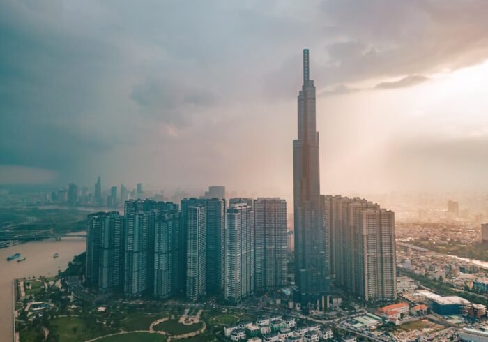 Photo Flooded city