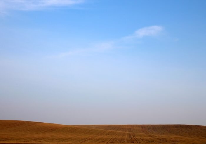 Photo Dry fields