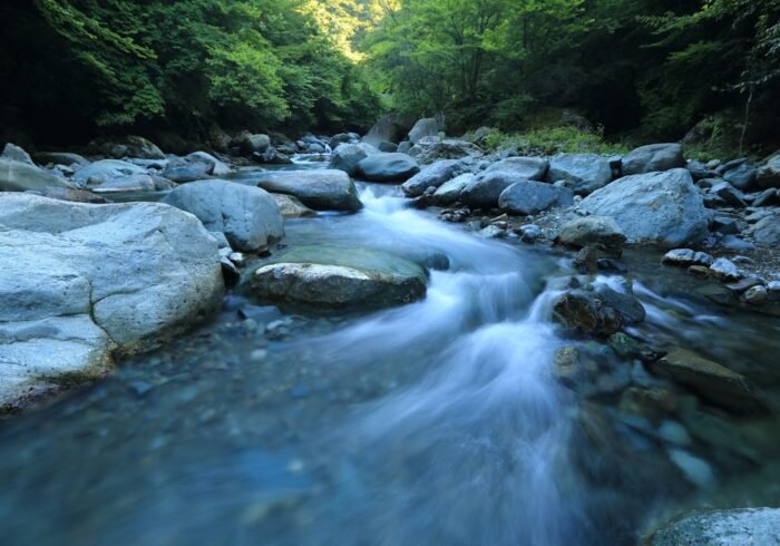 Photo Polluted river