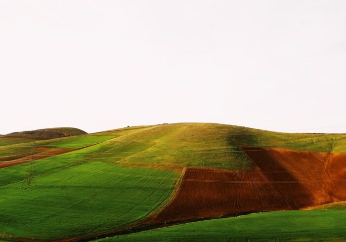 Photo Eroded farmland