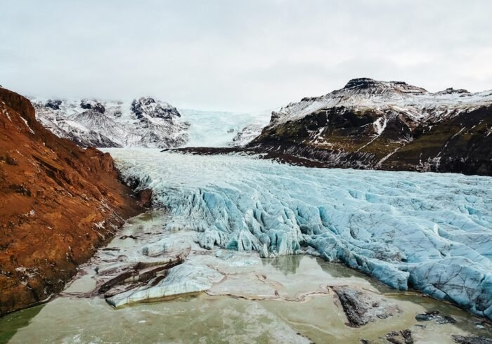 Photo Melting ice