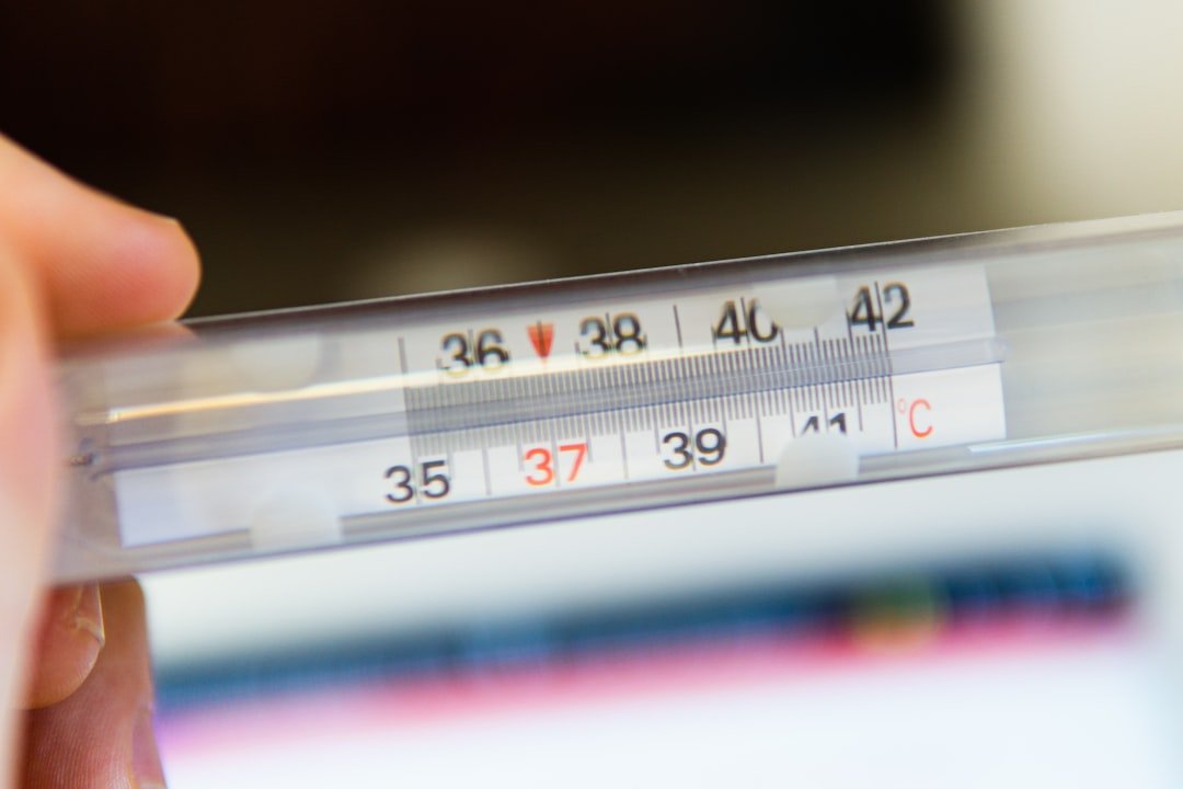 Photo Earths temperature