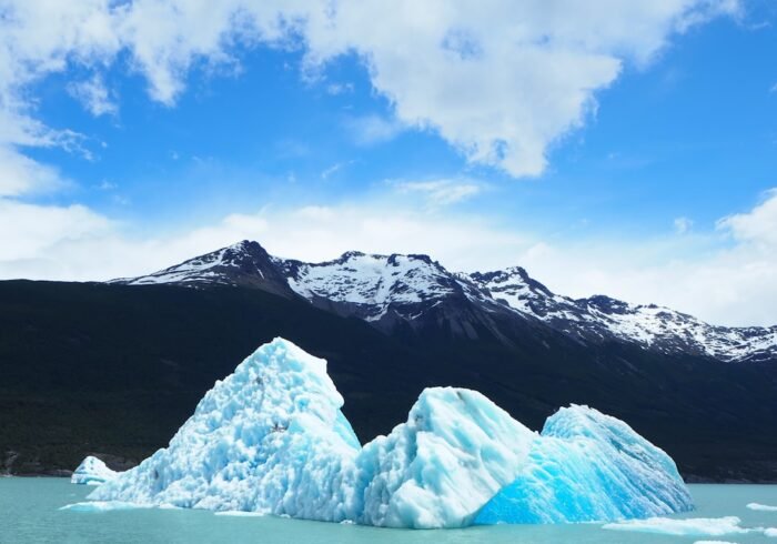 Photo Melting glaciers