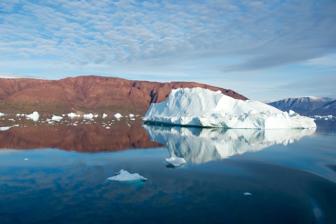 Photo Melting glacier
