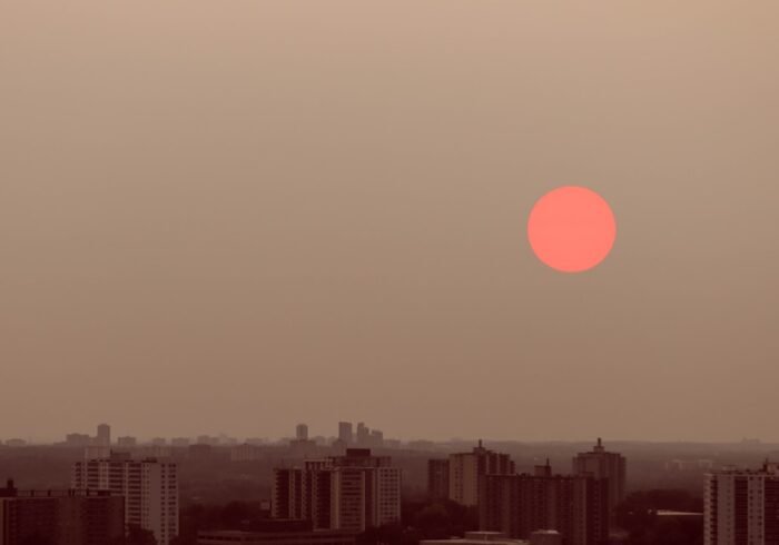 Photo Hazy skyline
