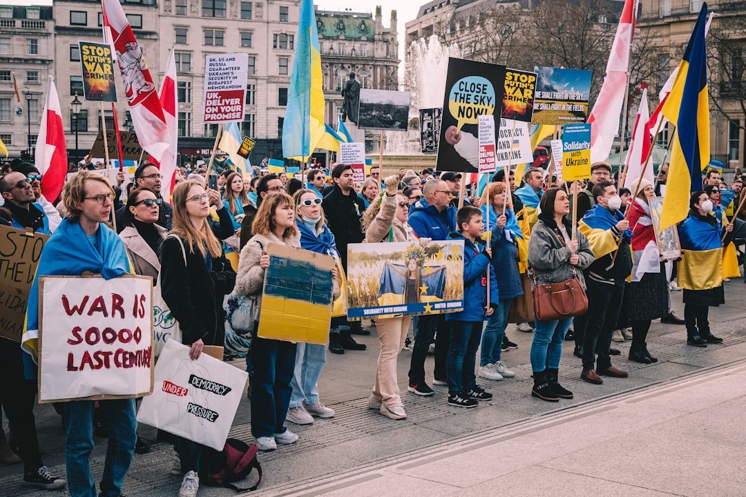 Photo Protesters rallying