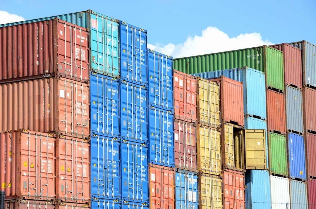 Photo Shipping container