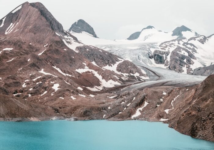 Photo Melting glaciers