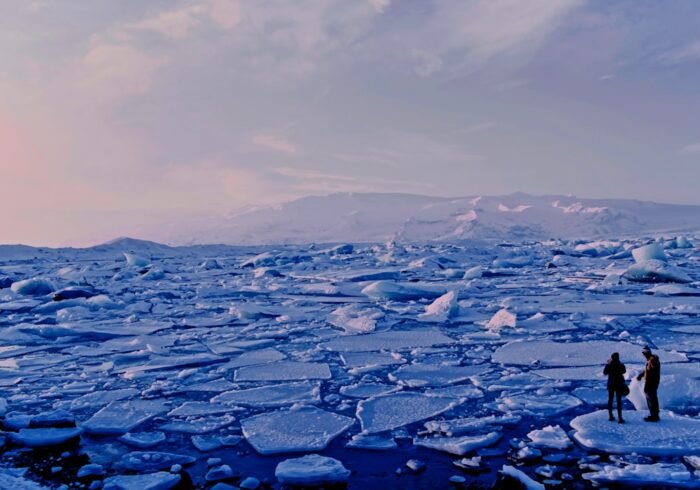 Photo Melting ice